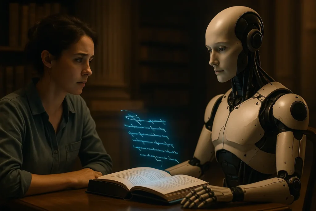 AI in Filmmaking scene showcasing virtual cinematography tools in action