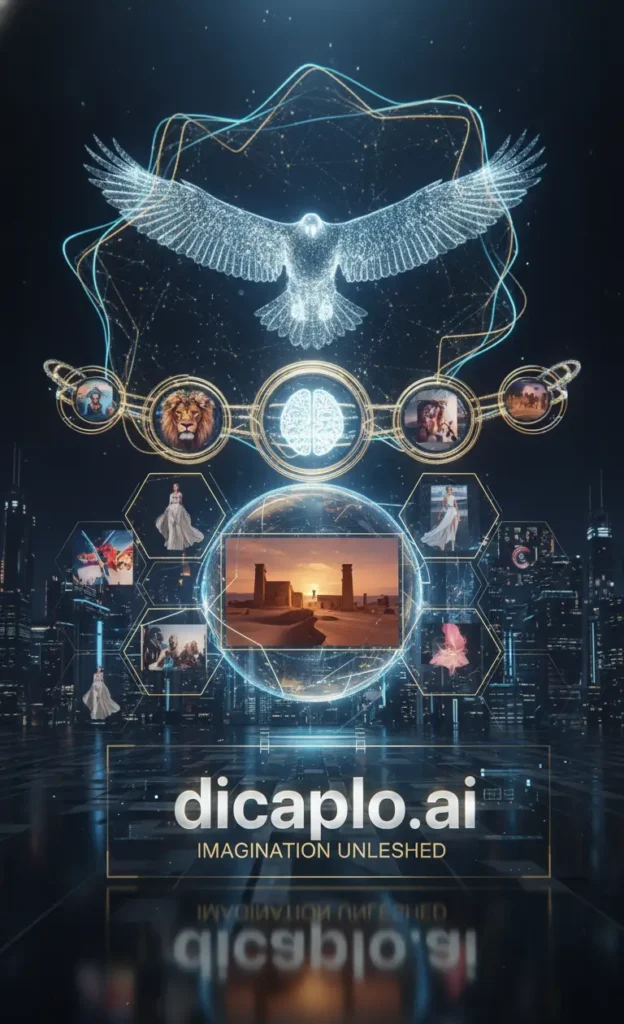 "AI Creativity branding and identity creation, creative design transformation using artificial intelligence"